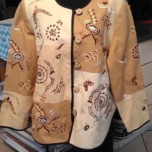 Indigo Moon Chinese New Year Jacket in Khaki L